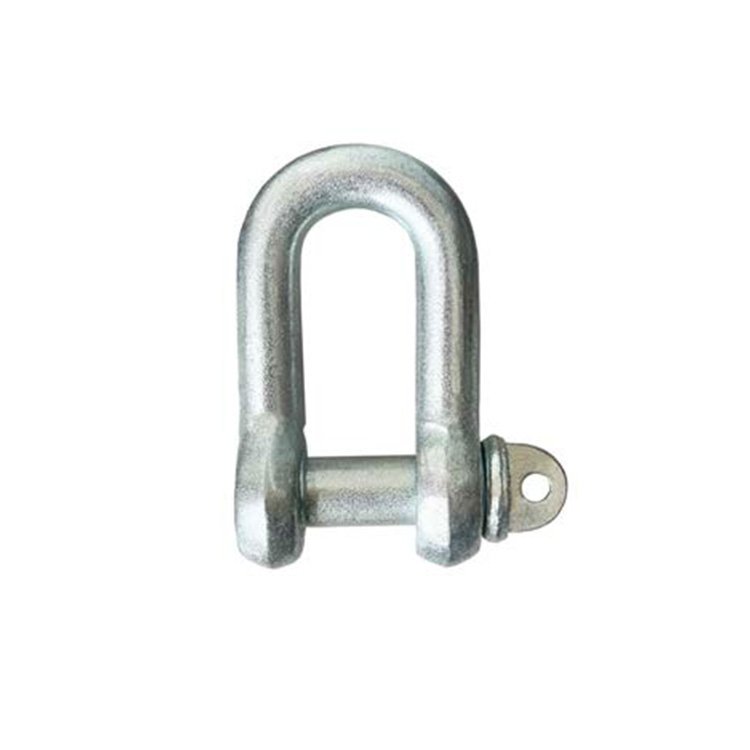 Heavy Duty Forged Steel D Type Shackles US Type Anchor Shackles for Industrial Mining Marine Trailer